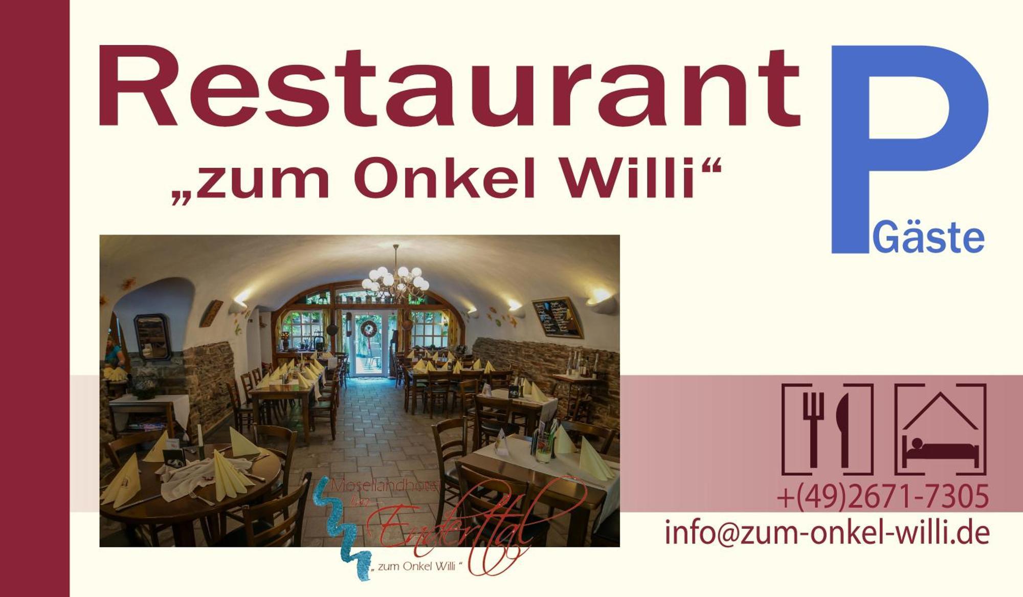 Moselland Hotel im Enderttal Zum Onkel Willi Cochem Exterior foto